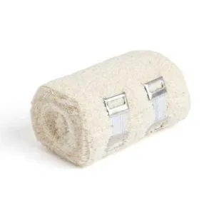 تخفيضات كبيرة أرخص ضمادة كريب مرنة اللون البيج مع مشابك معدنية Big Discounts Cheapest Beige Elastic Crepe Bandage with Metal Clips