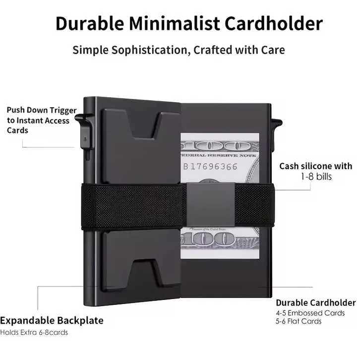 الولايات المتحدة الأمريكية تدفع الرسوم p تسليم . USA pays fees p delivery credit wallet slim money clips