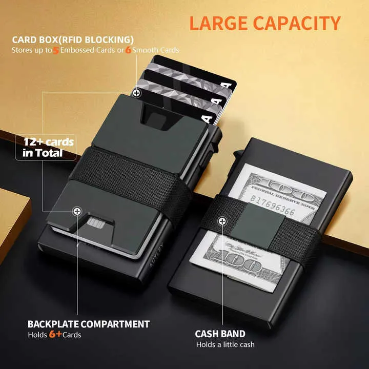 الولايات المتحدة الأمريكية تدفع الرسوم p تسليم . USA pays fees p delivery credit wallet slim money clips