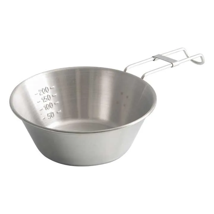 أواني طبخ خارجية محمولة من الفولاذ المقاوم . Portable Stainless Steel Outdoor Cookware, Foldable