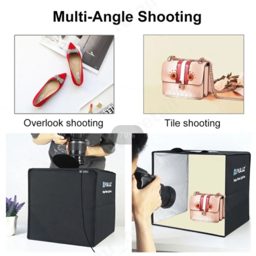 30CM Portable Photo Studio LED Light Tent Bar Cube Soft Box | Room Photography
