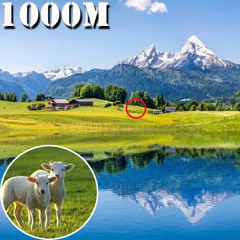 500x25 Portable Hd Zoom Binoculars Powerful Folding Telescope for Long Distance Vision and Hunting