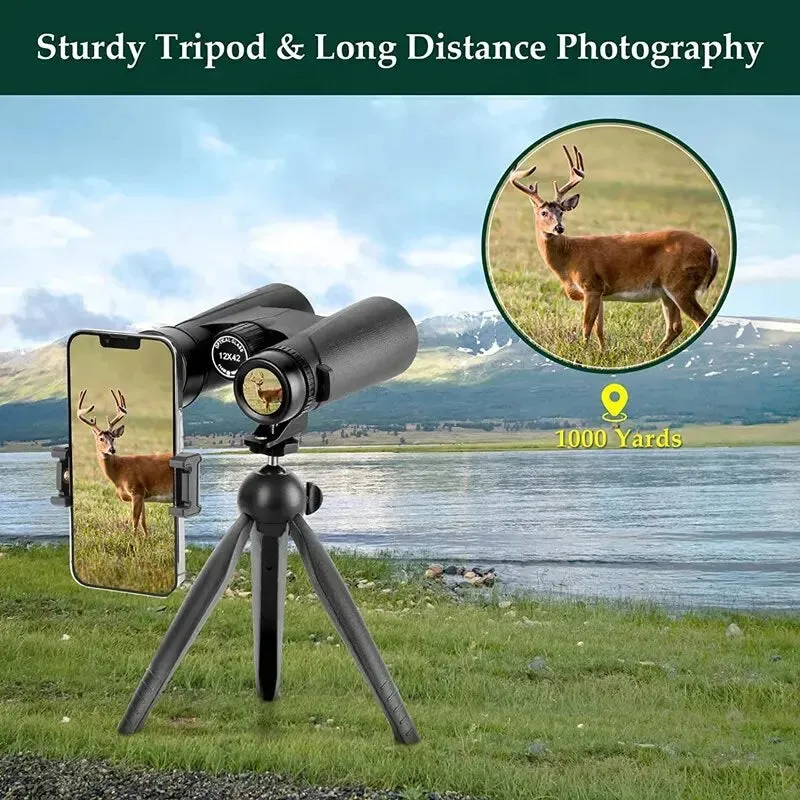 500x25 Portable Hd Zoom Binoculars Powerful Folding Telescope for Long Distance Vision and Hunting