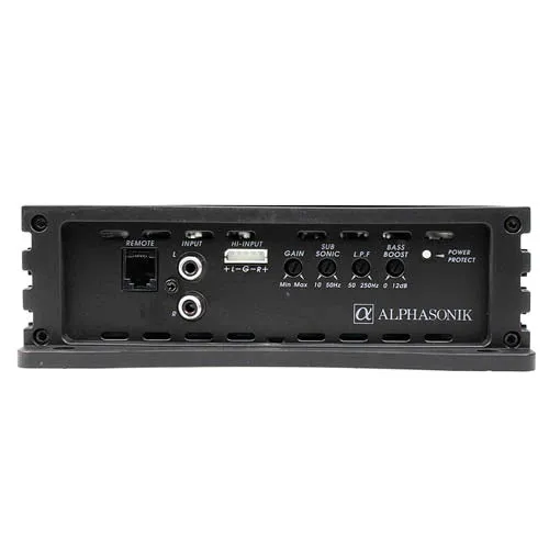 Alphasonik Monoblock Amplifier 2400 Watts Class A/B Amp Neuron Series NA2400.1AB
