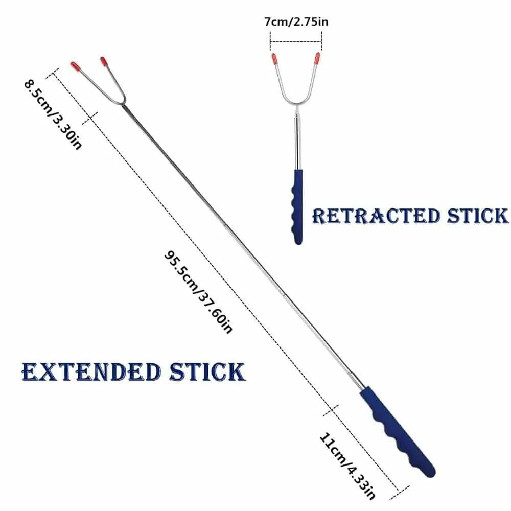 BBQ Roasting Sticks with Silicone Handle 5 pcs Set