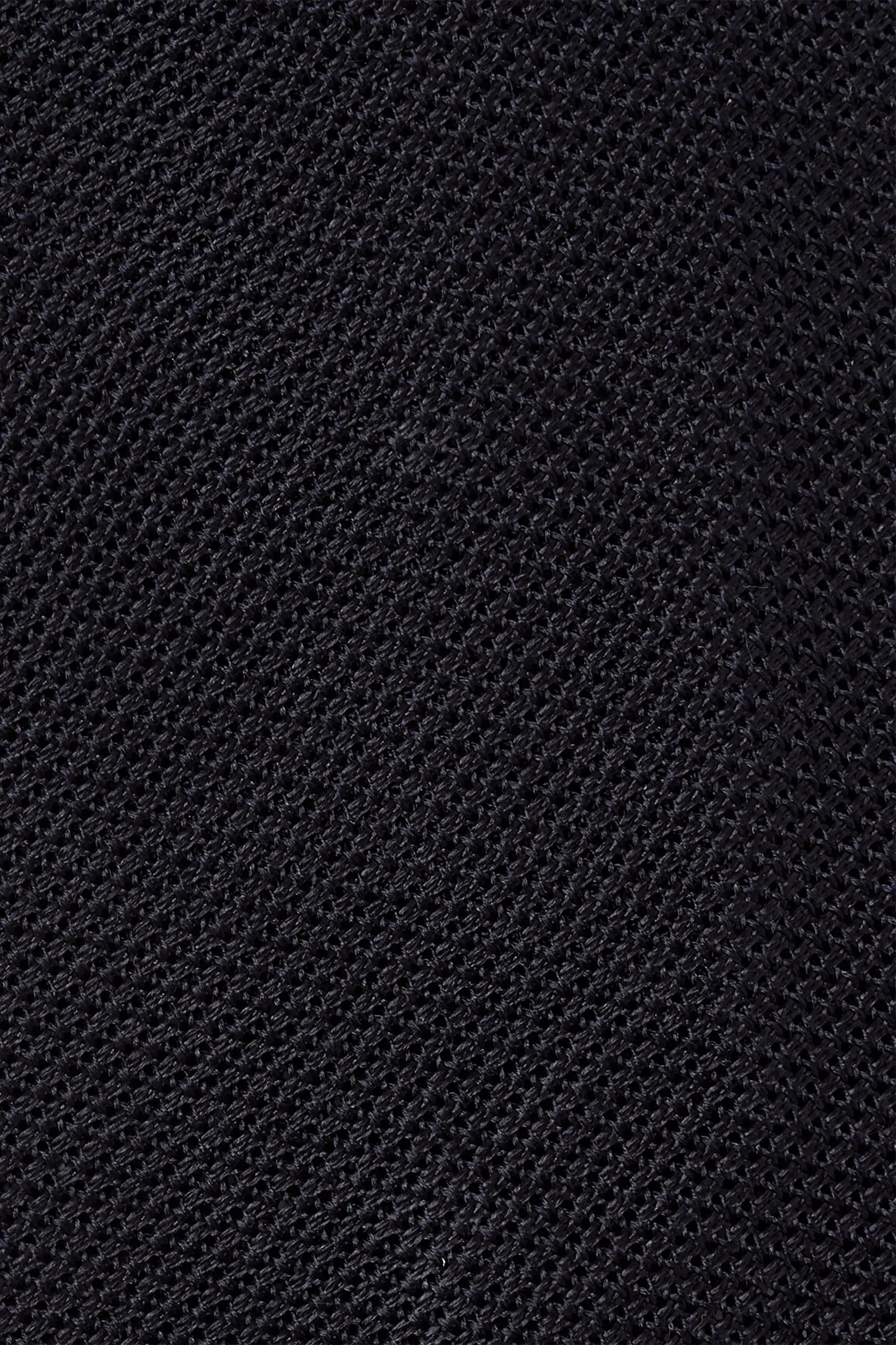 Blue grenadine silk tie - Hand Made In Italy