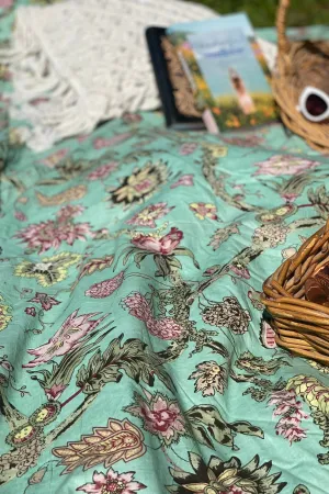 DAISY PICNIC BLANKET AQUARIUS