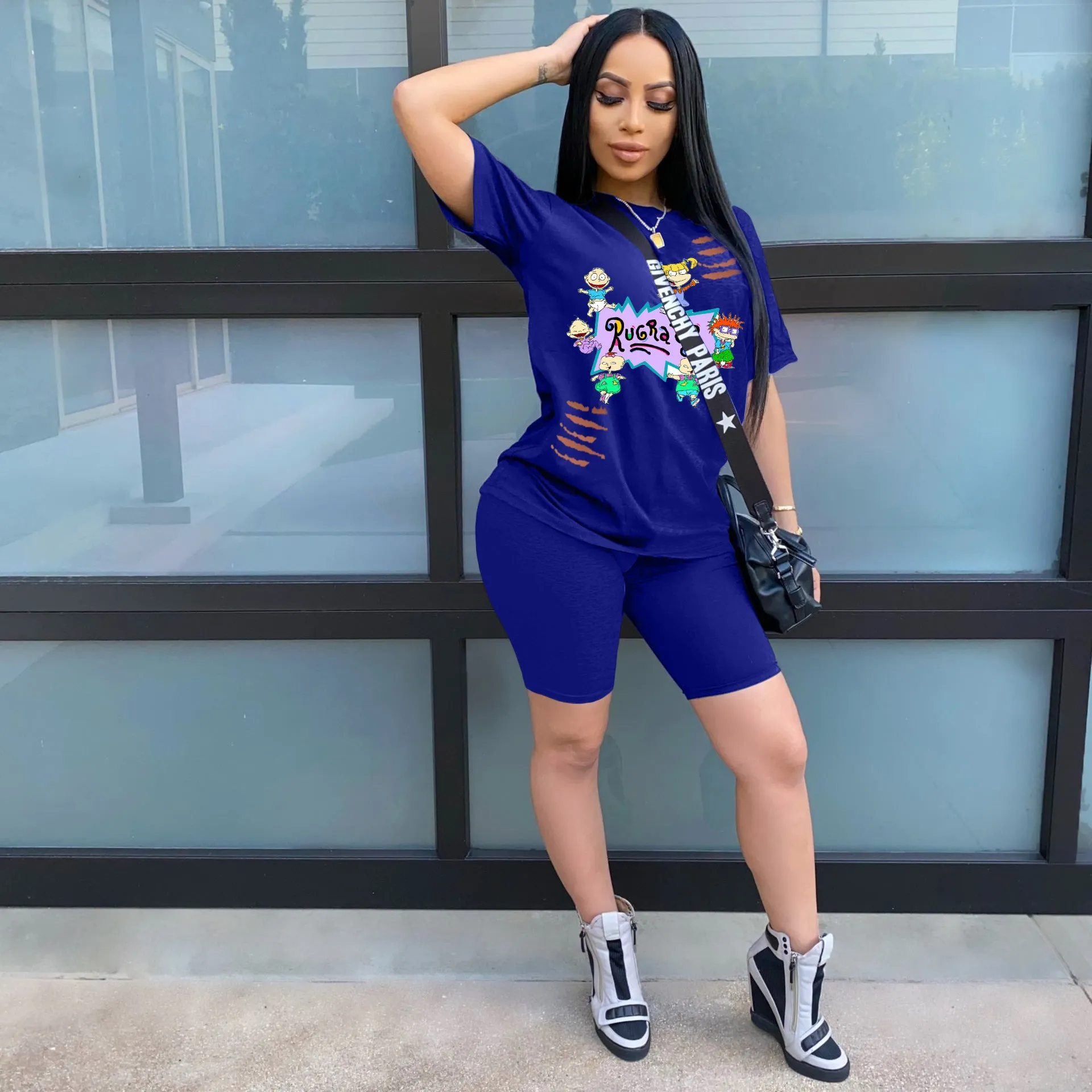 Designer Two Piece Short Set