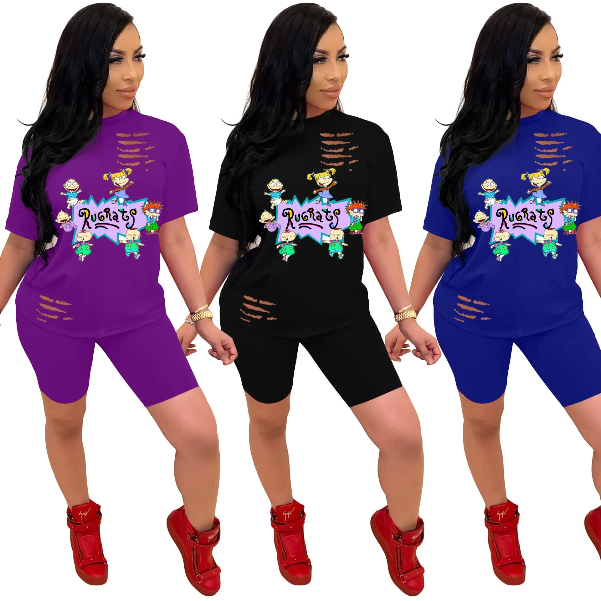Designer Two Piece Short Set