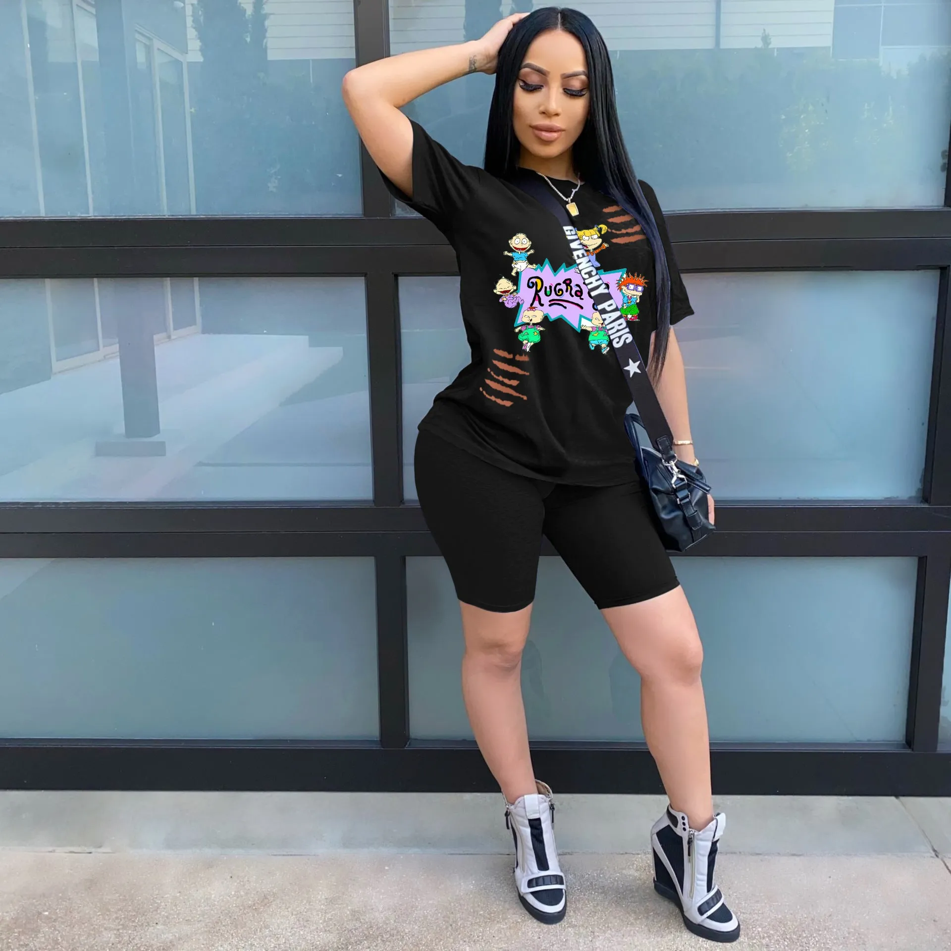 Designer Two Piece Short Set