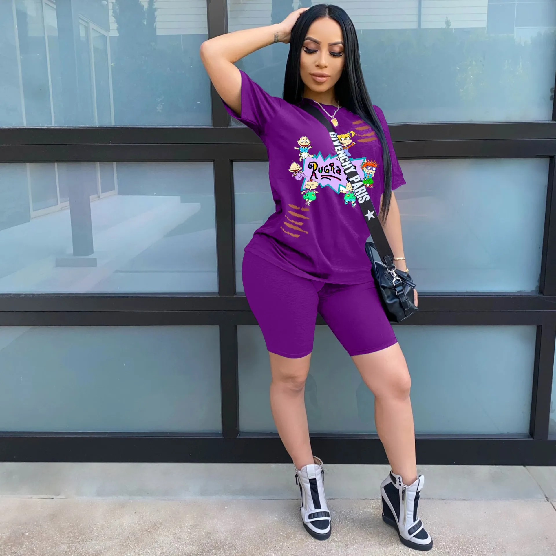 Designer Two Piece Short Set