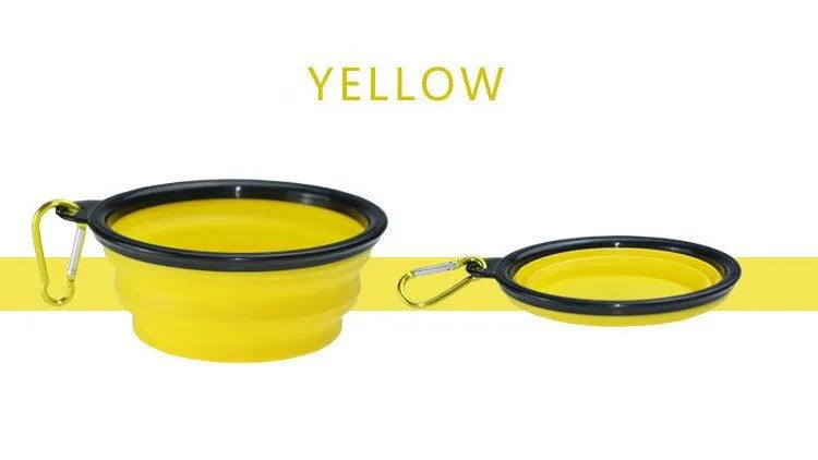 Folding Portable Silicone Pet Bowl