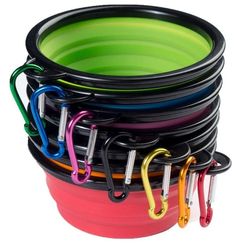 Folding Portable Silicone Pet Bowl