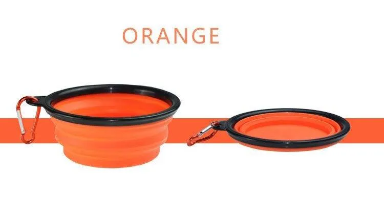 Folding Portable Silicone Pet Bowl