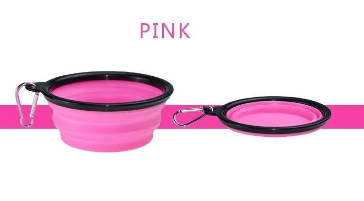 Folding Portable Silicone Pet Bowl