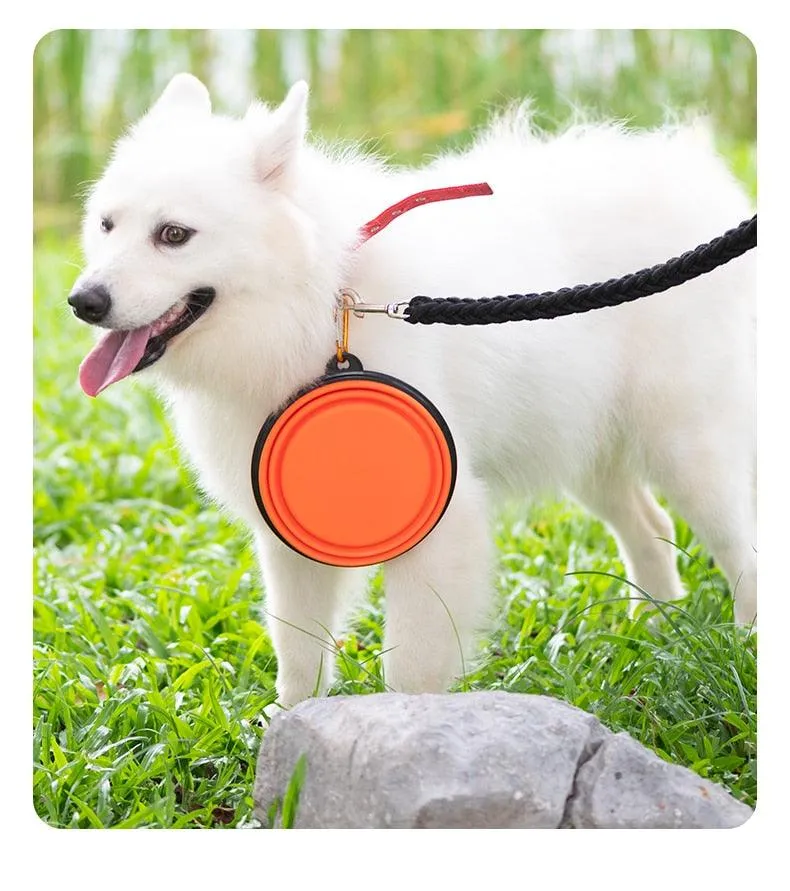 Folding Portable Silicone Pet Bowl