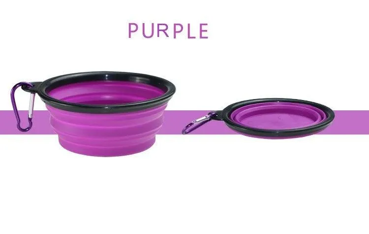 Folding Portable Silicone Pet Bowl
