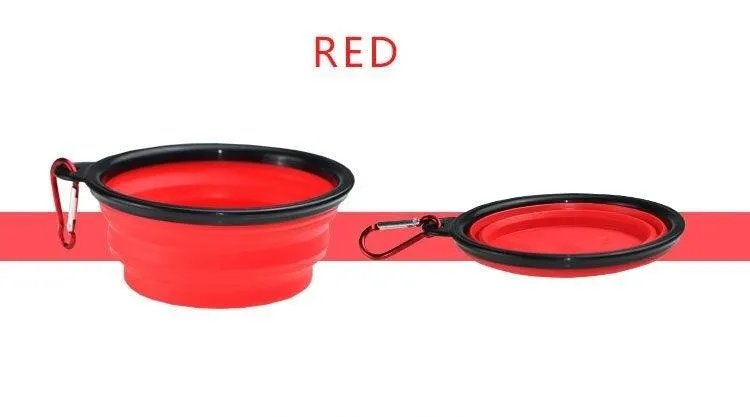 Folding Portable Silicone Pet Bowl