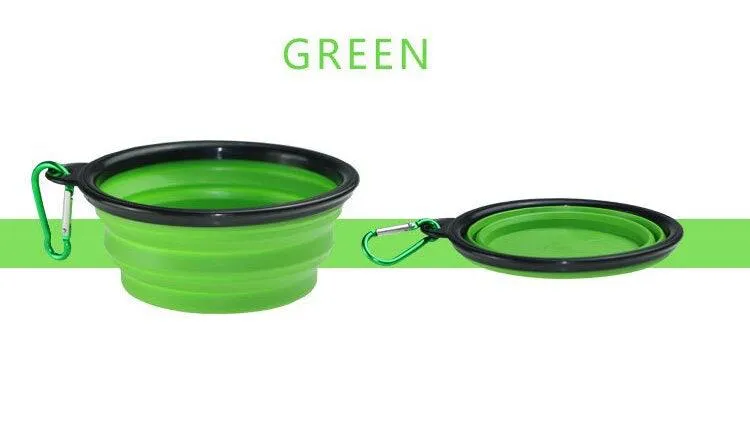 Folding Portable Silicone Pet Bowl