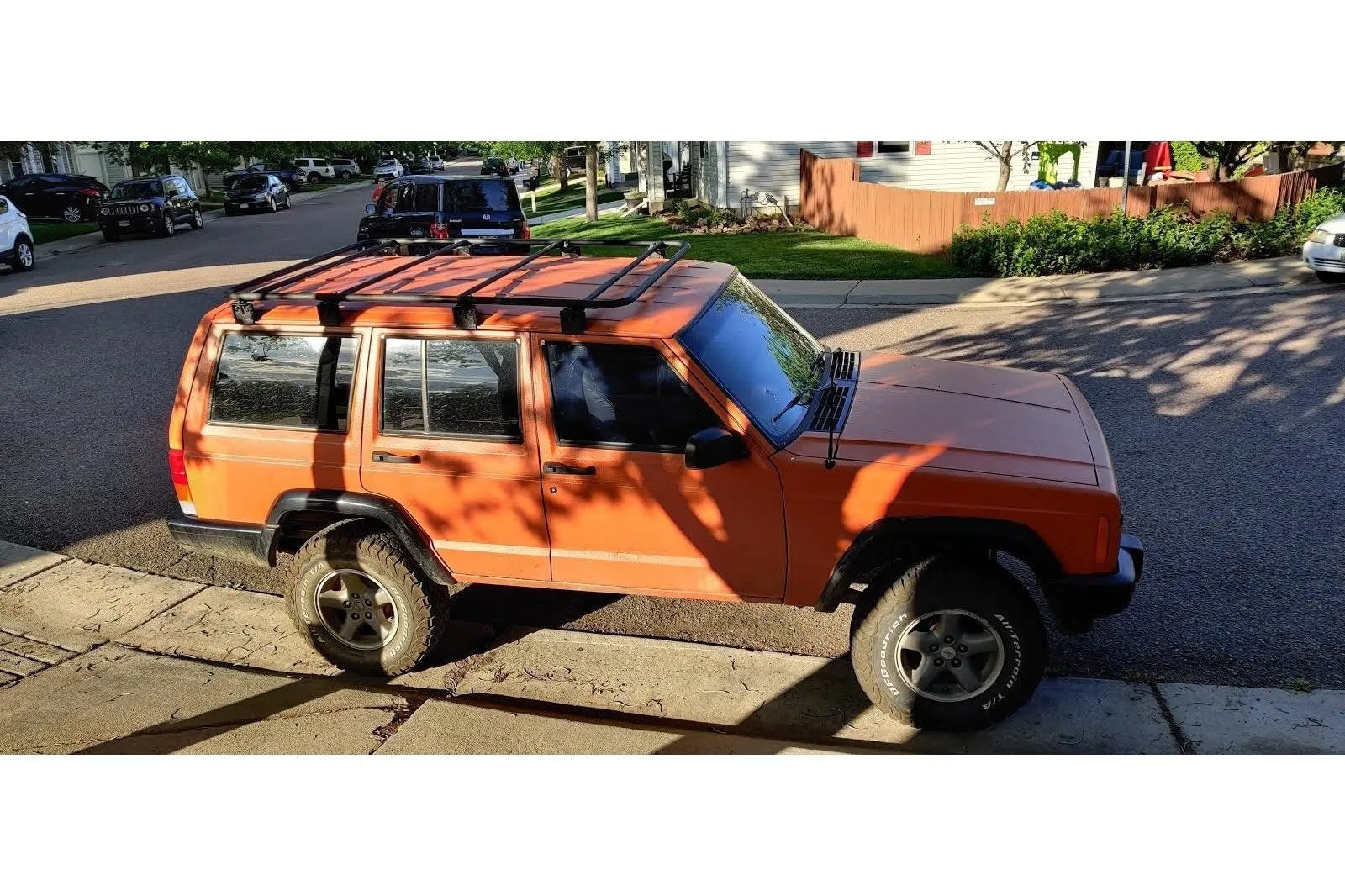 Gutter Mount Jeep Cherokee XJ RoofNest Roof Top Tent Base Roof Rack for RTT
