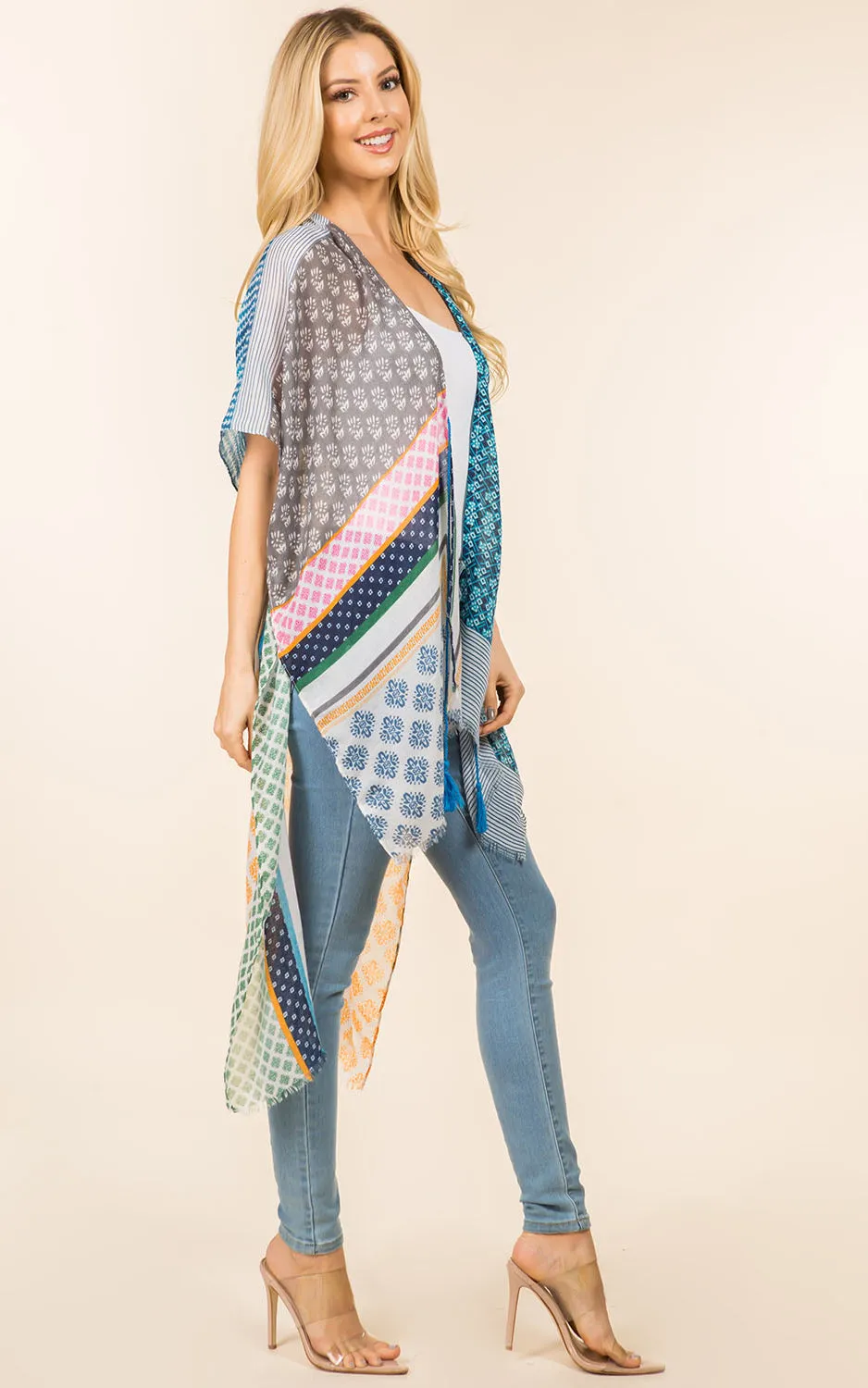 KP4008 Kimono Cover Up