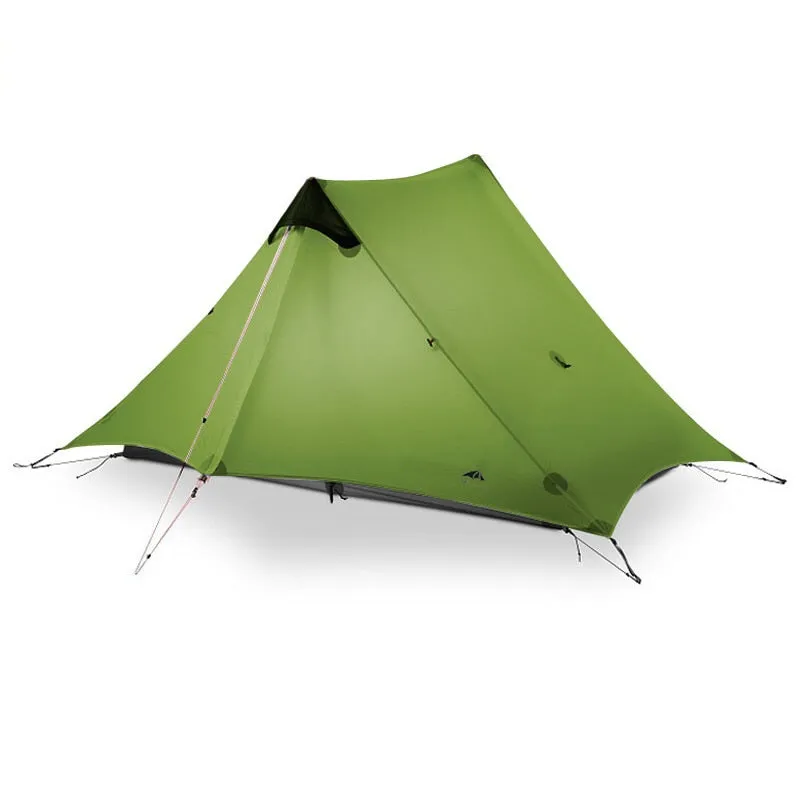 LanShan 2 3F UL GEAR 2 Person  Outdoor Ultralight Camping Tent 3 Season Professional 15D Silnylon Rodless Tent 4 Season