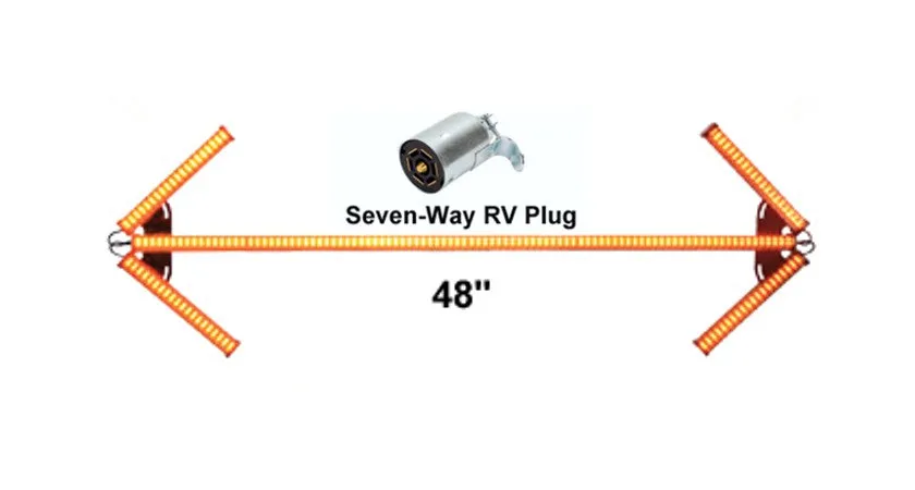 LED Portable Folding Directional Arrow
