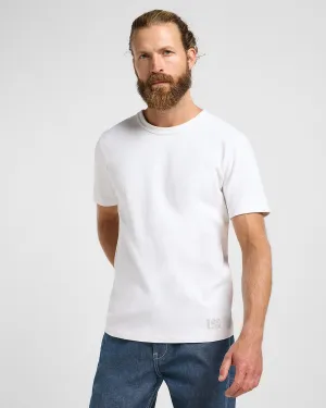 Lee 101 Heavyweight Core Tee - Bright White