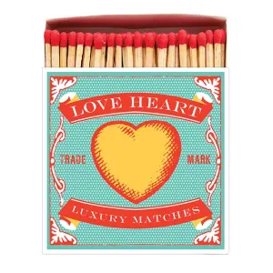 Love Heart Safety Matches