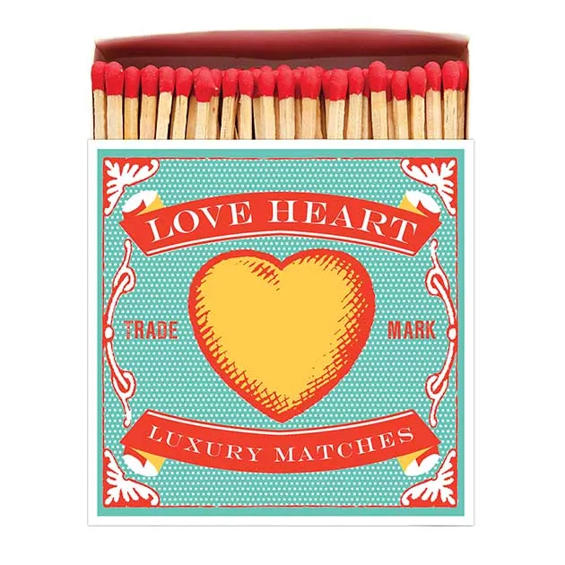 Love Heart Safety Matches