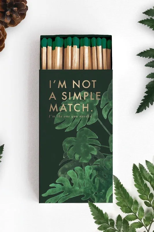 Matches Monstera