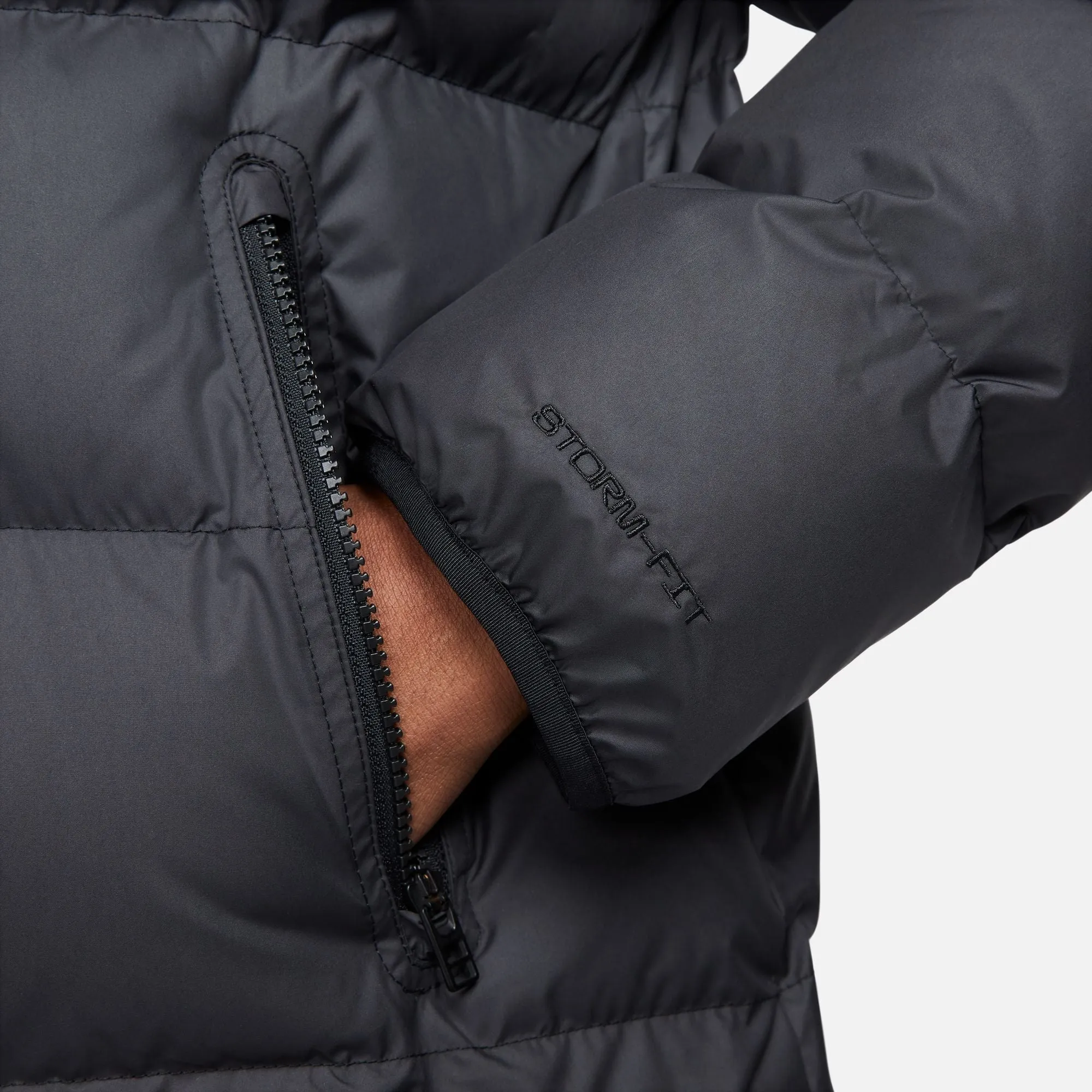 Nike Windrunner Hooded Parka Jacket - "Black"