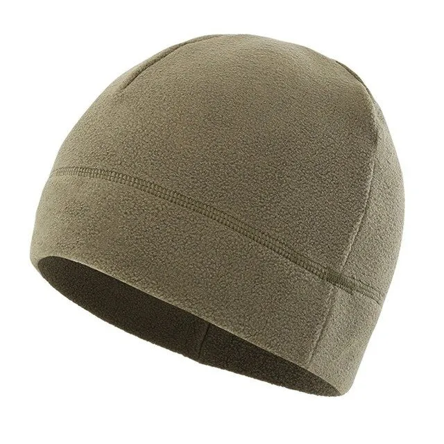 Outdoor Fleece Hat Men Women Camping Hiking Caps Warm Windproof Autumn Winter Caps Fishing Cycling Hunting Military Tactical Cap