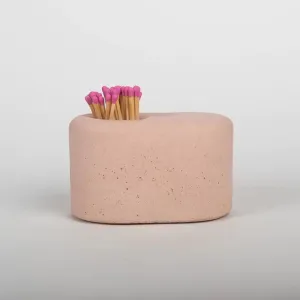 Pink Streamliner Match Holder with Matches