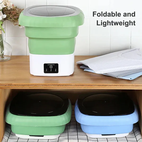Portable Washing Machine, Foldable Washer and Dryer Combo