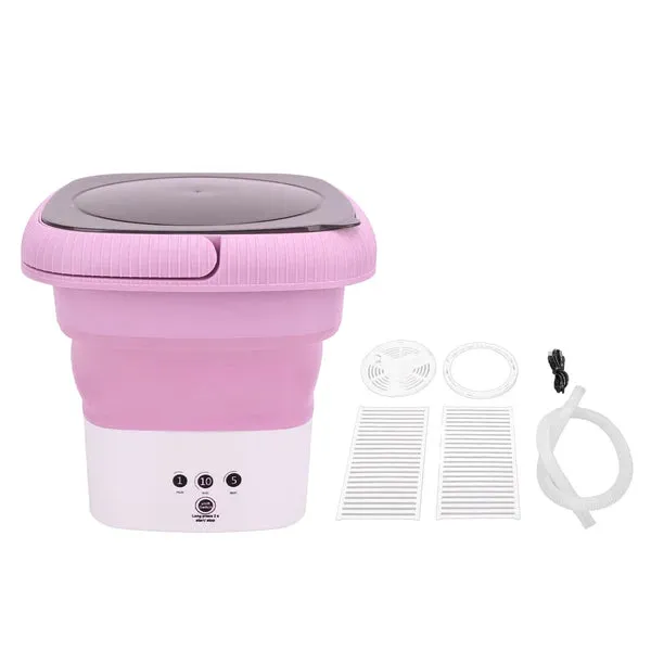 Portable Washing Machine, Foldable Washer and Dryer Combo