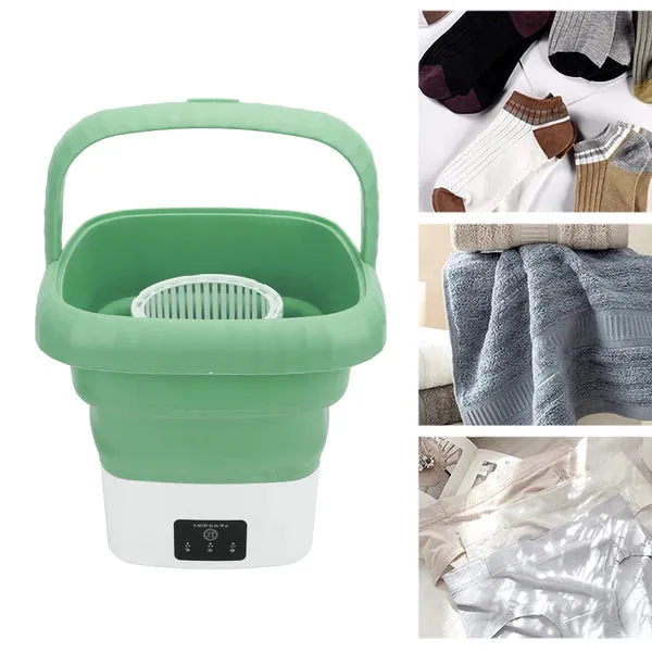Portable Washing Machine, Foldable Washer and Dryer Combo