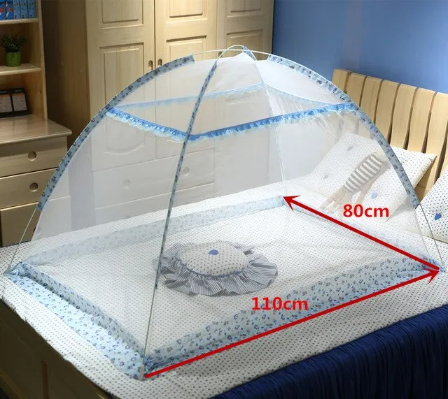 Summer Portable 2 Sizes Baby Crib Netting for 0-6 Years Children Foldable Baby Mosquito Net Infant Baby Bed Tent Insect Netting