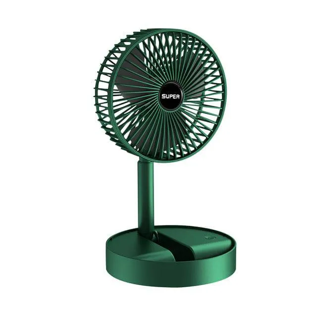 USB Rechargeable Portable Fan Folding Telescopic