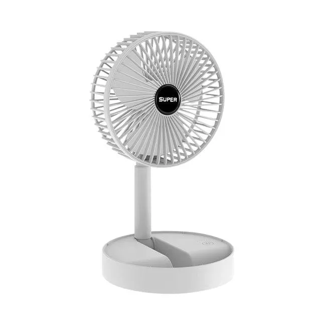 USB Rechargeable Portable Fan Folding Telescopic