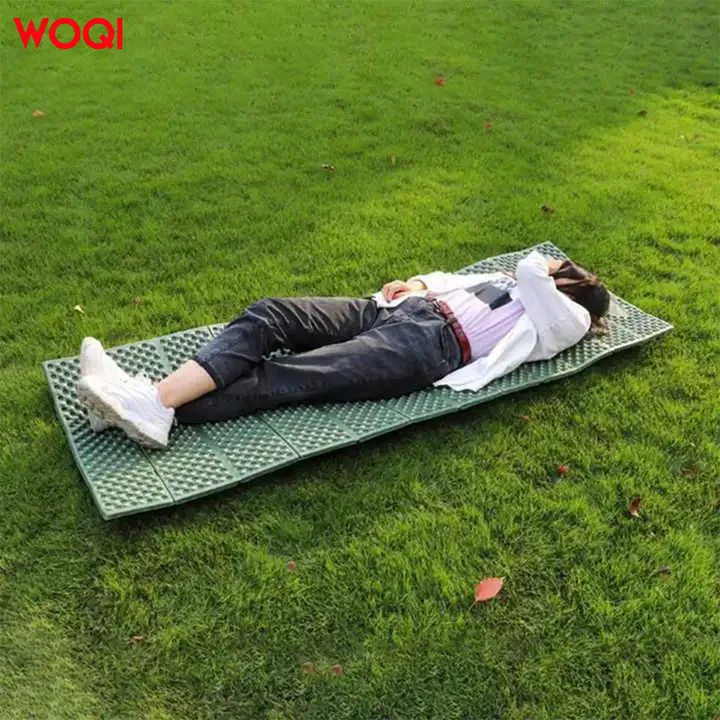 Woqi Folding EVA Mat Portable Outdoor Beach Mattress Pad Sleeping Pad Foam ووكي - مرتبة شاطئ خارجية قابلة للطي من مادة إي في إيه - وسادة نوم إسفنجية